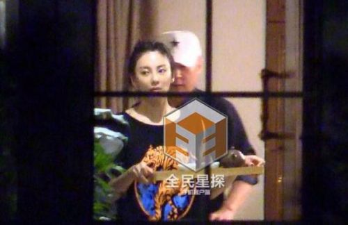 王全安与张雨绮两人共进晚餐 感情似有所缓和