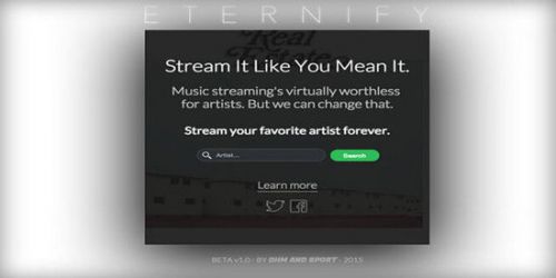 音乐网站Eternify逐渐开始向音乐人付费