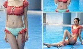 �����������ղμ���ˮ������Ů�ǣ�ֻ����һ���ߺ�����糱��