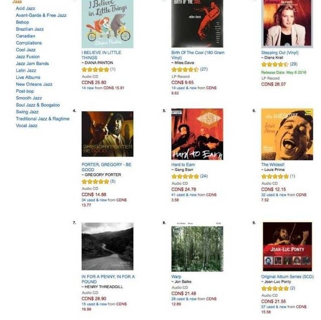 她的唱片销量竟然比小野丽莎和Diana krall 还高