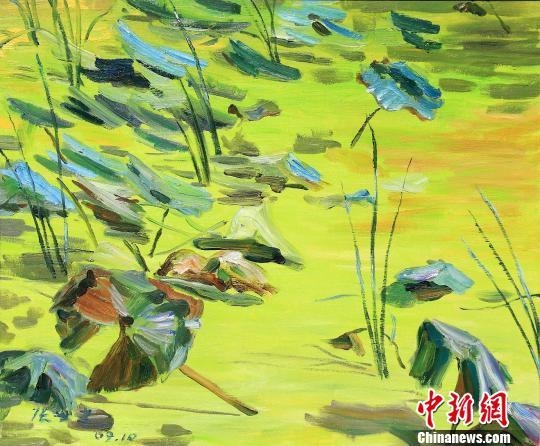 艺术家张世建油画个展现锛偤捎锘ㄏ泔紓