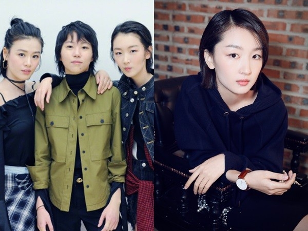 窦靖童周冬雨马思纯同框照细节:有人叉腿有人踮脚