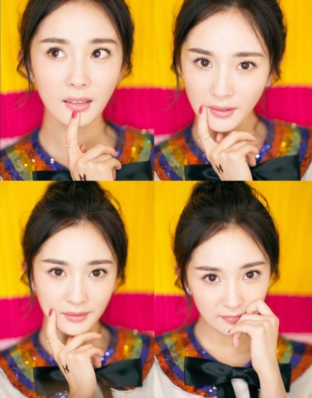 杨幂近年来最失败的造型?她可能是女明星中最不适合黑长直的吧?