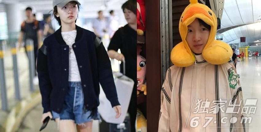 素颜出街最看气质!刘亦菲穿地摊货也美 周冬雨高糊画质白得反光