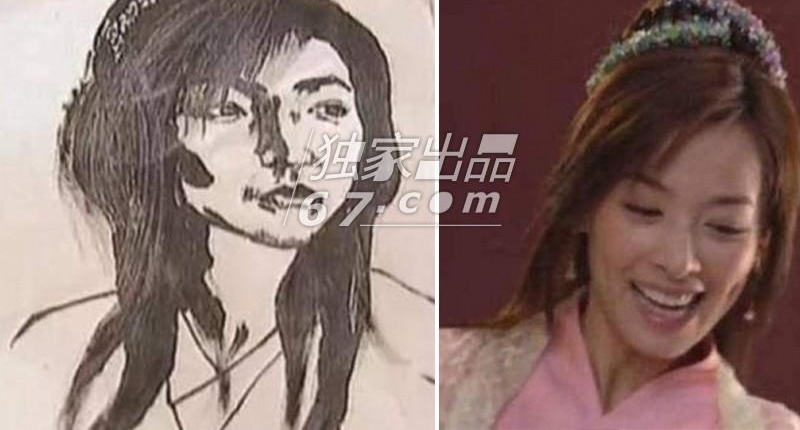 太不走心了,哈哈!这“抽象派”画像 林更新胡歌看了要打人