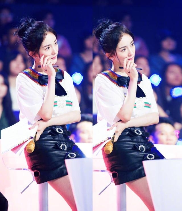 杨幂近年来最失败的造型?她可能是女明星中最不适合黑长直的吧?