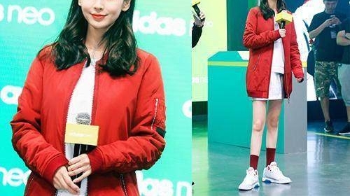 Angelababy新造型撞脸郑爽,左脸被发现肿起一块小包