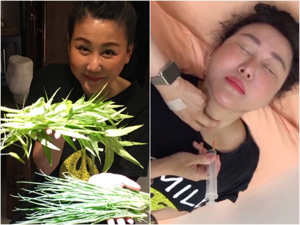 蓝心湄淋巴长肿瘤!一根长针戳进喉咙看着都疼