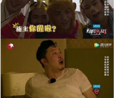 《极限挑战》为防沙溢悲剧再现黄渤一直照顾夏雨,夏雨沦为背景墙