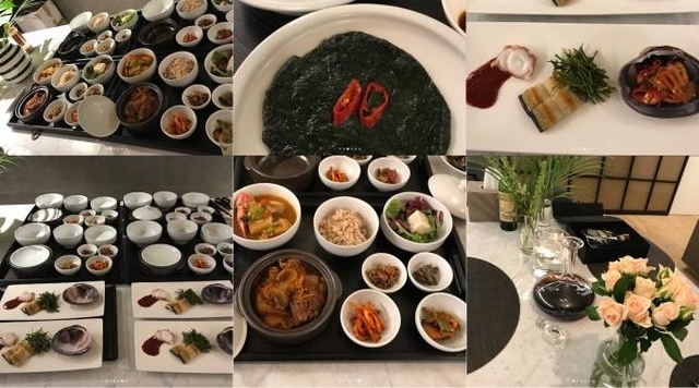 李珉廷分享韩食家常菜饭桌照片 网友惊叹