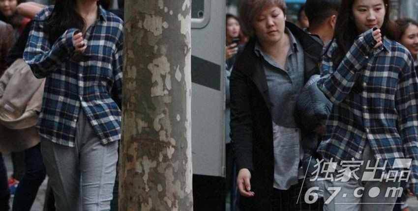 素颜出街最看气质!刘亦菲穿地摊货也美 周冬雨高糊画质白得反光