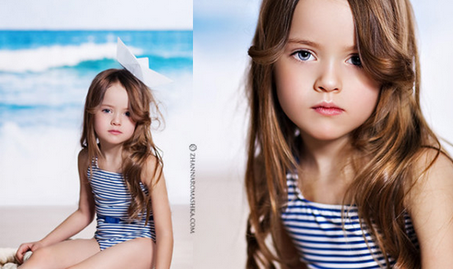 俄罗斯世界第一美少女,3岁出道9岁就是超模