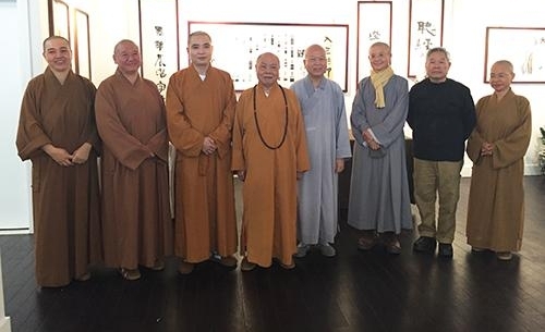 拾得法师展览书法禅 以书画说法(图)