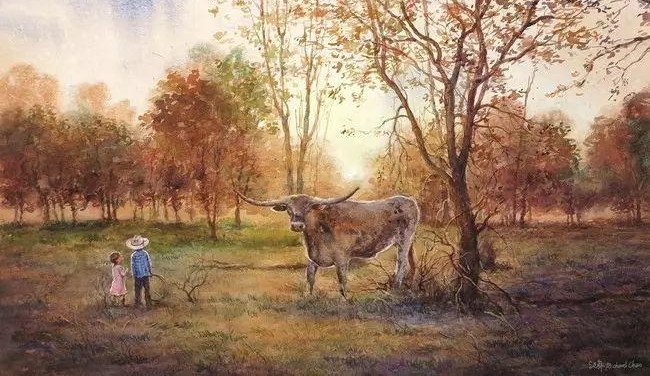 光影魔术师,旅澳画家晁铁军的水彩作品