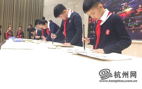 下城主题书画展喜迎十九大