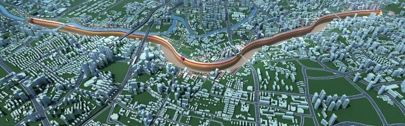 北横通道(中江路-中山公园)隧道段顺利贯通,建成后将满足双向6车道通行需求