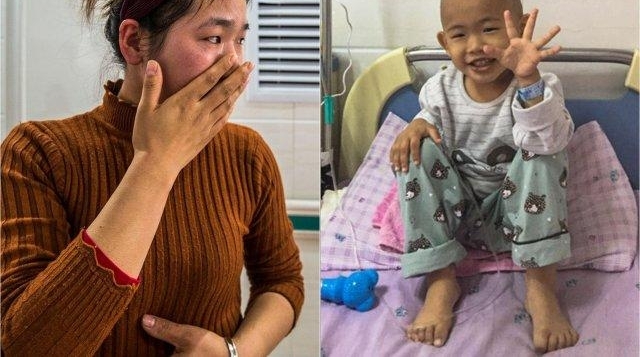 孩子查出神母瘤 爸爸为省钱躲护士住病房