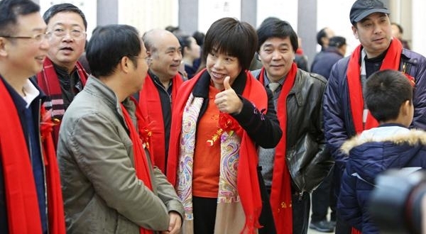 锛偤材?钤碉紓祁东县书法作品展在衡阳市博物馆隆重举行
