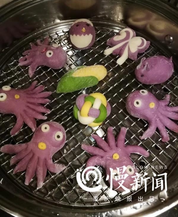重庆一家庭主妇做动物馒头火爆朋友圈