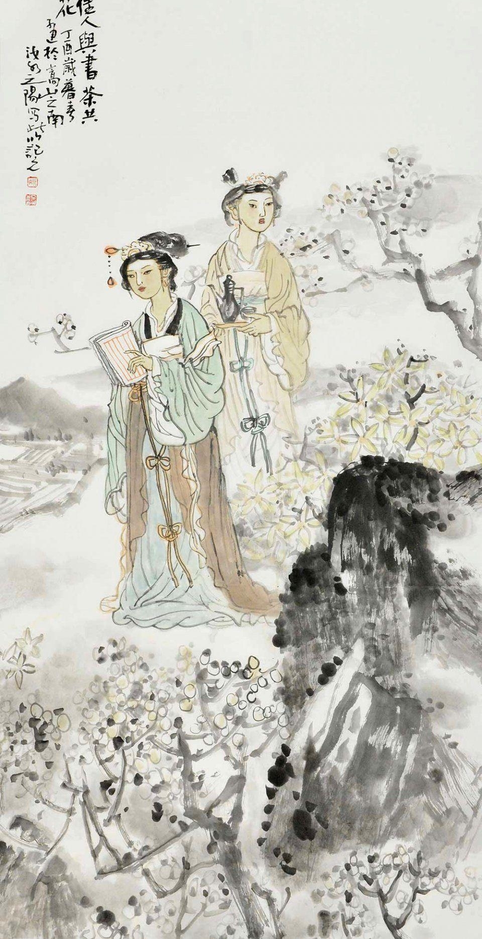博宝资讯 | 姚子通国画人物赏析:高雅情趣,古韵入心