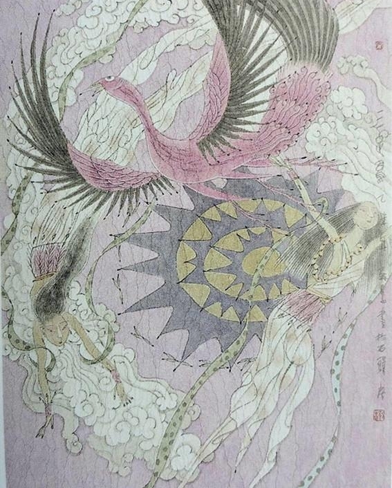 一头十身的何罗鱼,乳为目脐为口的刑天……他用画笔复活《山海经》的神怪异兽
