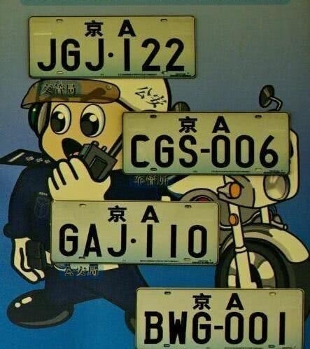 这种车牌仅仅发行10天,被称为最美的、最随心所欲的可定制车牌