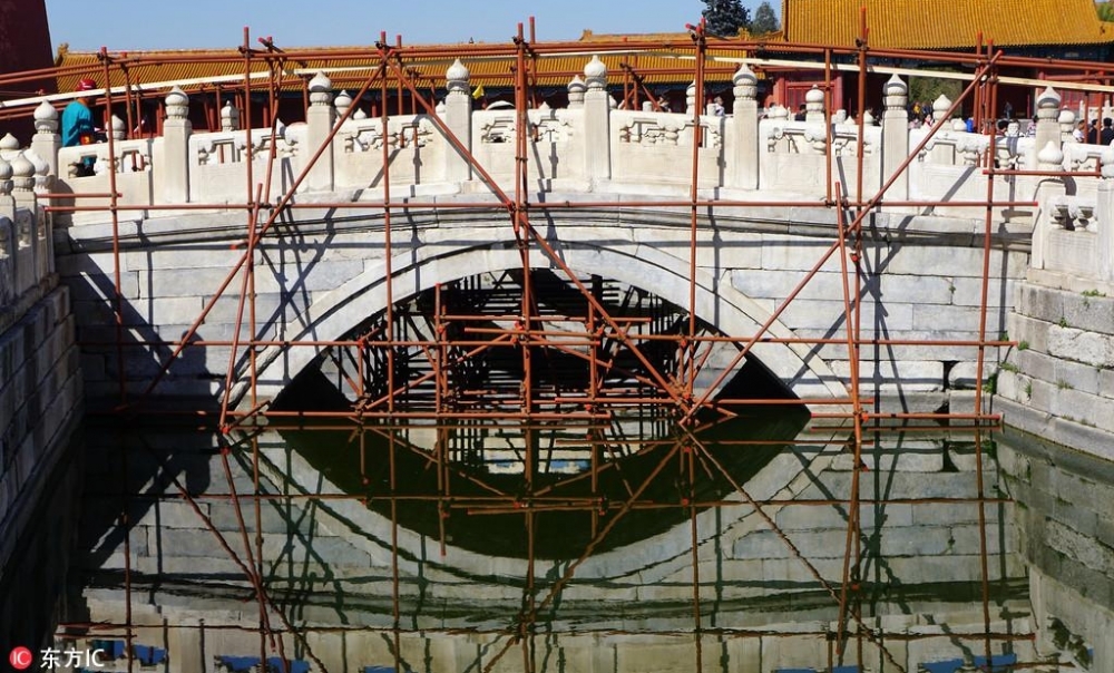北京故宫对古建筑及地砖大面积修缮下半年启动养心殿修缮工程