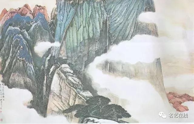 �κ�ϼ���ס���ɽˮ�滭����