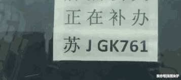 江苏男子无车牌上路,用了这么一个办法躲避处罚,网友:真机智