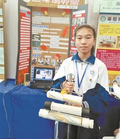 “问题”少女发明贴对联神器 贴奖状时迸发奇思妙想