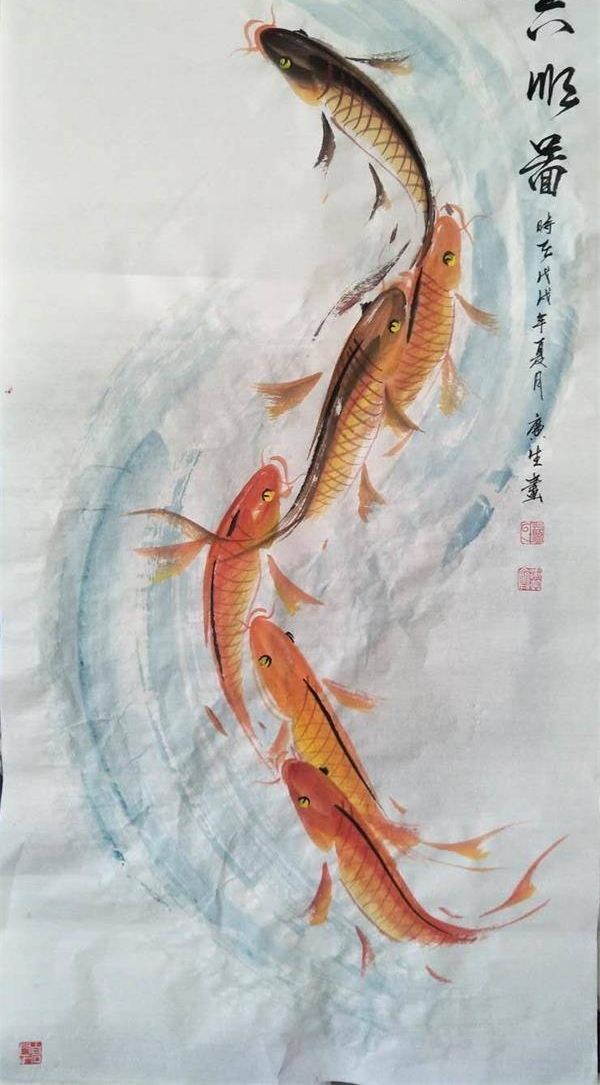 书画家杨广生 凤泊鸾漂 灵动流逸