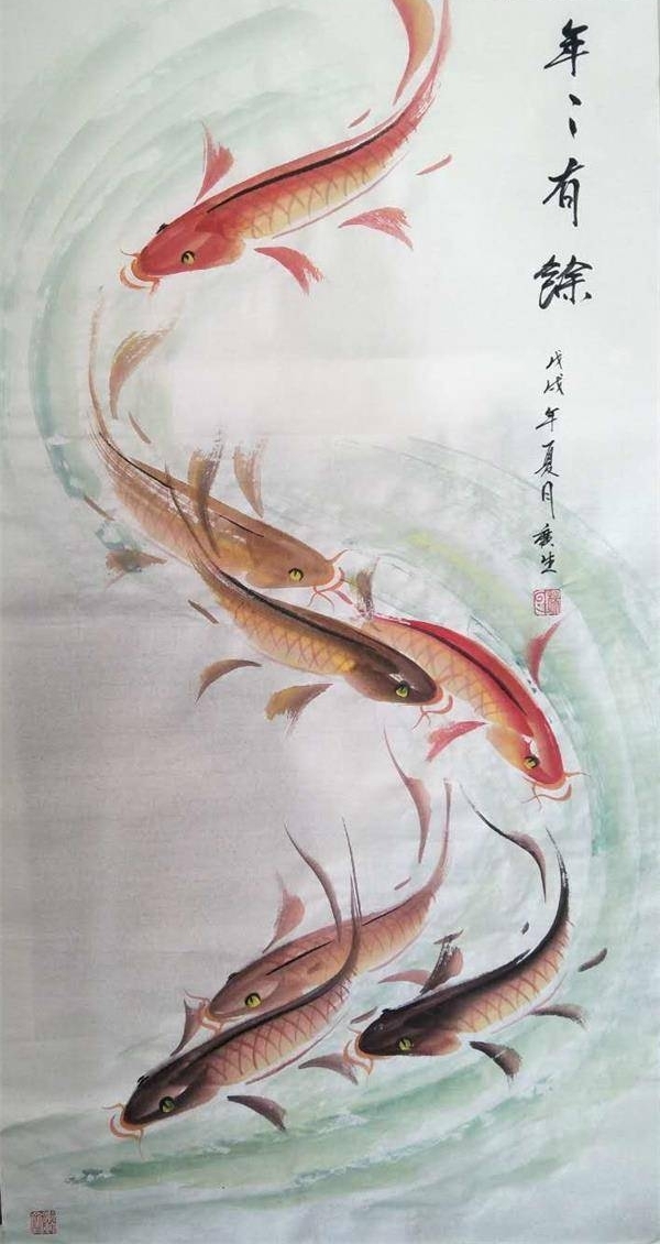 书画家杨广生 凤泊鸾漂 灵动流逸