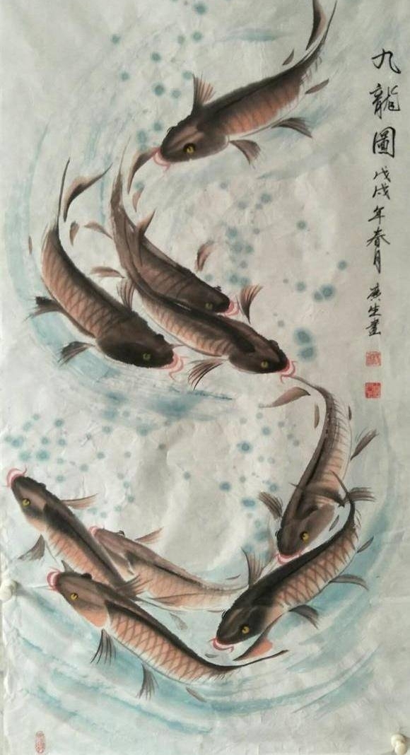 书画家杨广生 凤泊鸾漂 灵动流逸