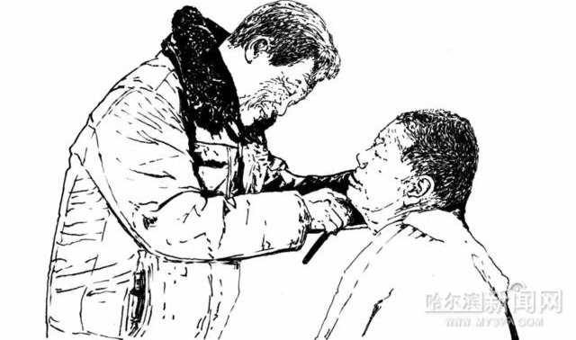 磨刀匠、剃头匠、崩爆米花师傅……那些消失在(哈尔滨)街角的身影丨有人为他们画像了