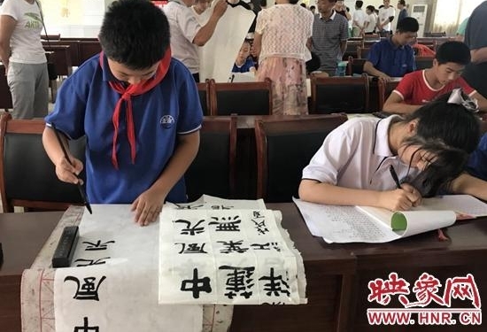 �����黭��������ī�롰ī���鷨չʾ�������߹�����һ������