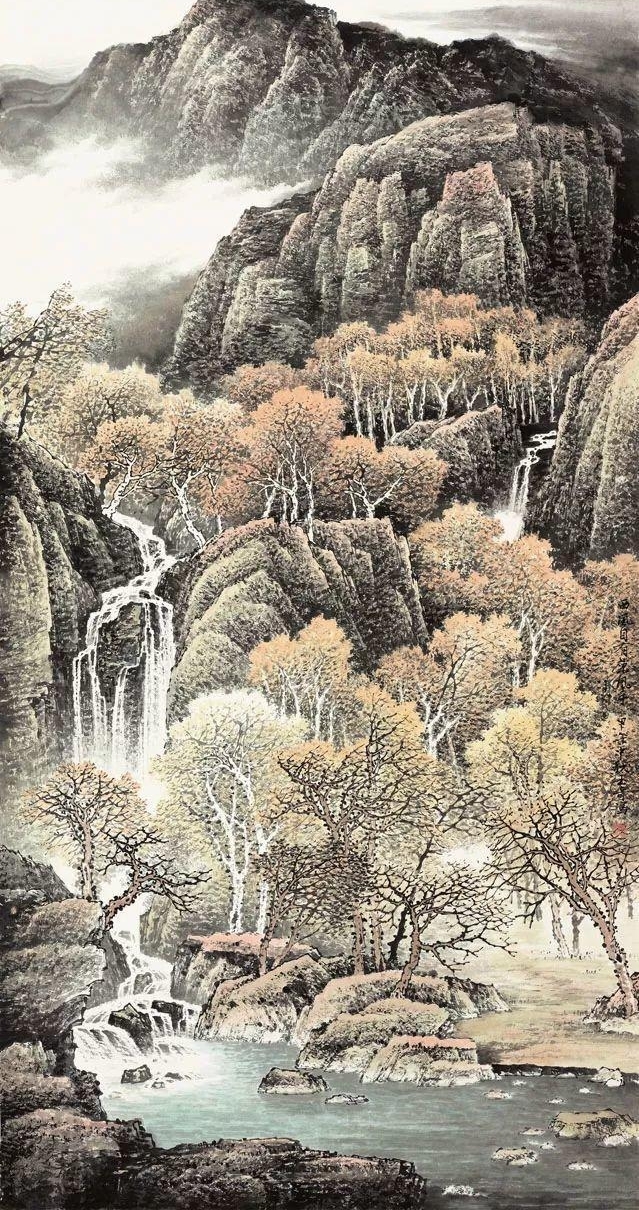 佘玉奇作品参加河山画会成立30周年巡回展暨江苏山水画名家邀请展