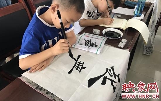 �����黭��������ī�롰ī���鷨չʾ�������߹�����һ������