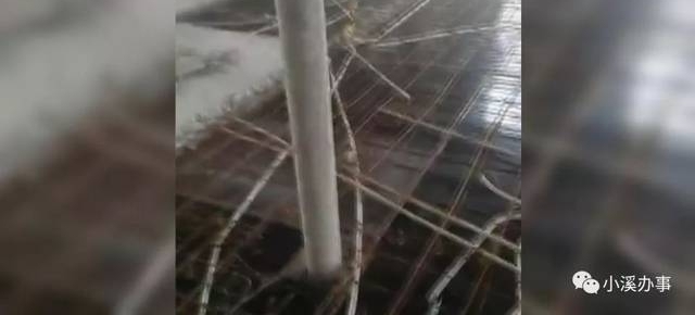 章丘一在建小区钢筋裸露 混凝土一碰就掉!这样的房子谁敢住?