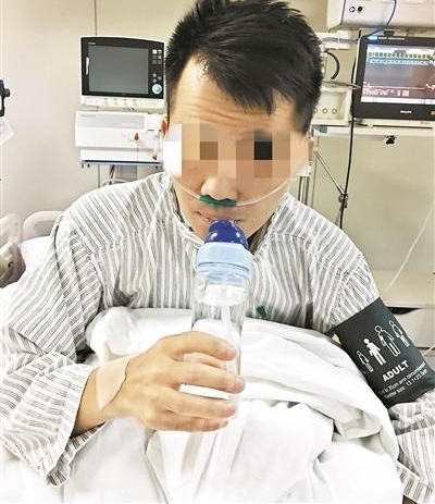 27岁小伙冒雨考车牌熬夜做网店 患感冒要进ICU