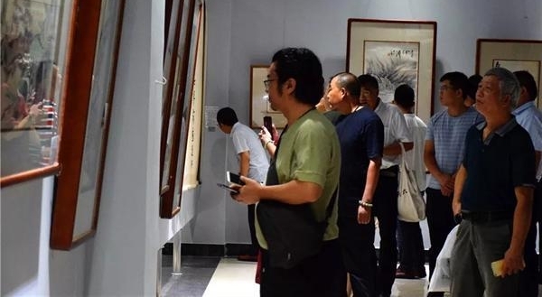 中国著名画家一行参观衡水中国书画博物馆丨谈书画收藏