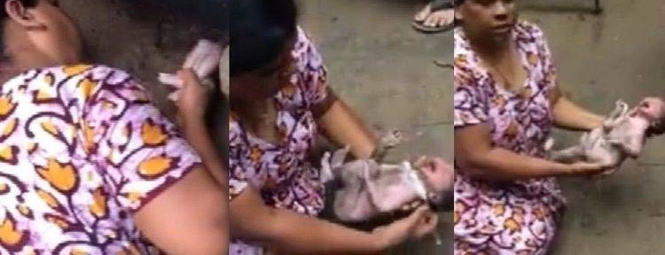 下水道传出微弱“猫叫声”,女子扯出一看惊呆:竟是个新生儿