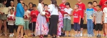 中日文化交流活动在东京开始,国内小朋友和日本人同台表演