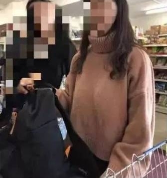 实拍北大女生英国超市偷糯米鸡,被揭穿后面不改色:我就是想偷