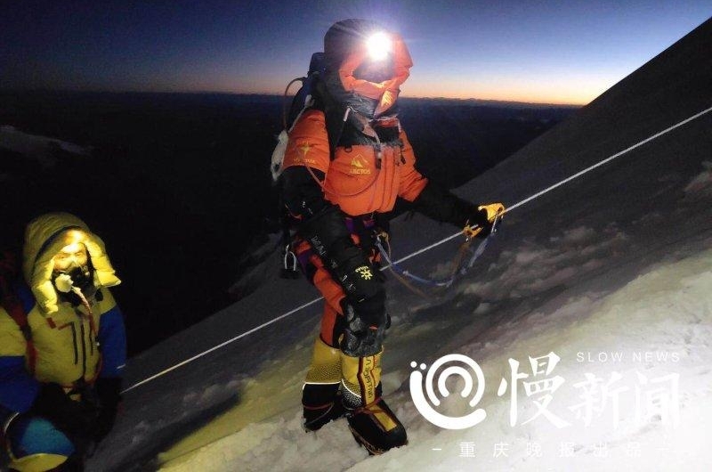 无惧高反强风,只想看更高处美景,40岁重庆美女征服海拔8163米世界第八峰