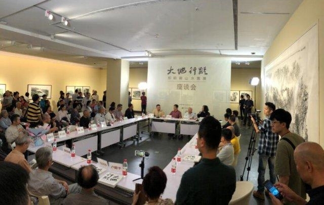 郝鹤君山水画展开幕,陈金章评价:我很佩服他,他是我们很好的榜样