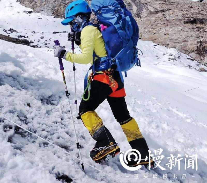 无惧高反强风,只想看更高处美景,40岁重庆美女征服海拔8163米世界第八峰
