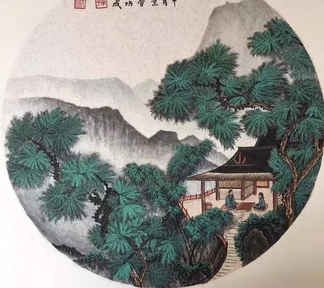 万山红遍,层林尽染|国画名家孙通成用画诠释秋,展现红色之美