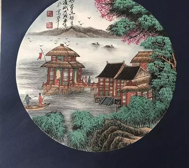 万山红遍,层林尽染|国画名家孙通成用画诠释秋,展现红色之美
