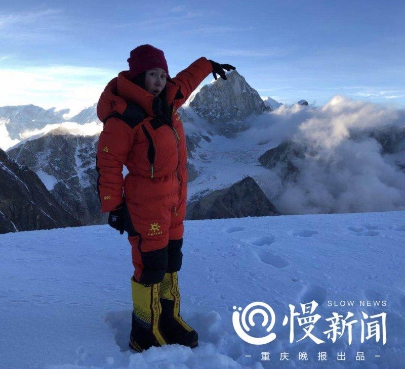 无惧高反强风,只想看更高处美景,40岁重庆美女征服海拔8163米世界第八峰