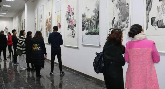 保定定兴县举办黄金台文化全国祥隶书法暨书画精品展